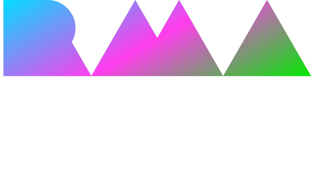 Racing Media Academy Logo - White